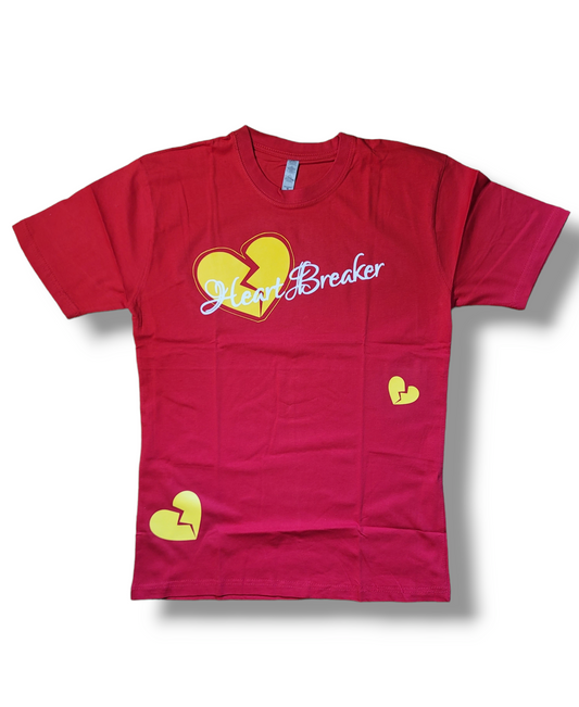 Red Heart Breaker T Shirt