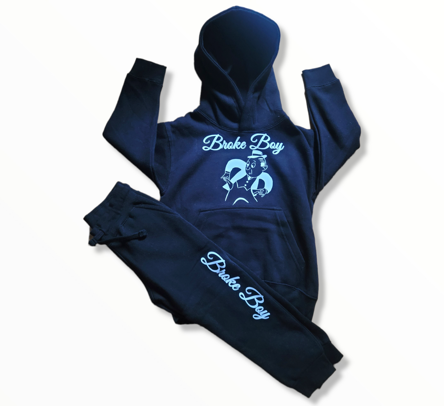 Black Broke Boy Sweat Suit (Toddler)